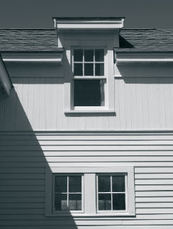 Acton House black and white picture